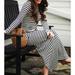 J. Crew Dresses | J.Crew Collection Long-Sleeve Striped Maxi Dress | Color: Black | Size: Various