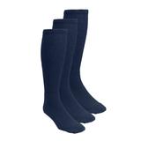 Men's Big & Tall Diabetic Over-the-Calf Extra Wide Socks 3-Pack by KingSize in Navy (Size 2XL)