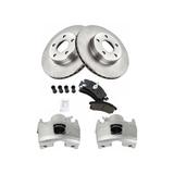 1996 Chevrolet Beretta Front Brake Pad Rotor and Caliper Set - TRQ