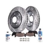 2008-2022 Toyota Sequoia Front Brake Pad and Rotor Kit - Detroit Axle