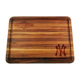 New York Yankees Large Acacia Personalized Cutting & Serving Board