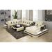 Multi Color Sectional - 168" Wide Genuine Leather Modular Corner Sectional w/ Ottoman Genuine Leather Jubilee Modern/contemporary design | Wayfair