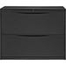 Interion 2-Drawer Lateral Filing Cabinet Metal/Steel in Black | 28 H x 36 W x 18 D in | Wayfair 252469BK