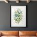 Red Barrel Studio® Greenery II - Picture Frame Painting on Canvas in Black/Blue/Green | 30.5 H x 42.5 W x 1.5 D in | Wayfair