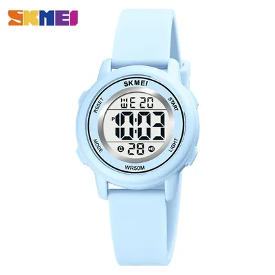 SKMEI – montre-bracelet numérique pour enfants lumière LED Sport chronomètre calendrier