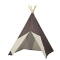 Tipi en toile en coton gris