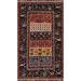 Vegetable Dye Oriental Yalameh Area Rug Wool Hand-knotted Foyer Carpet - 2'8" x 4'7"