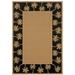 Lanai Indoor/Outdoor Area Rug in Beige/ Black - Oriental Weavers L606K5259396ST