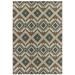 Latitude Indoor/Outdoor Area Rug in Grey/ Orange - Oriental Weavers L002X3300390ST