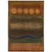 Kharma II Indoor Area Rug in Gold/ Green - Oriental Weavers K167X4300380ST