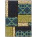 Caspian Indoor/Outdoor Area Rug in Brown/ Blue - Oriental Weavers C3066V110170ST