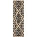 Cayman Indoor/Outdoor Area Rug in Sand/ Charcoal - Oriental Weavers C001B9068230ST