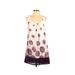RSVP Casual Dress - A-Line Scoop Neck Sleeveless: Purple Dresses - Women's Size Small
