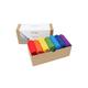 Thought Colours of The Rainbow Bamboo Organic Cotton Box of Socks 7 Pairs UK Size 4-7 SBW5964