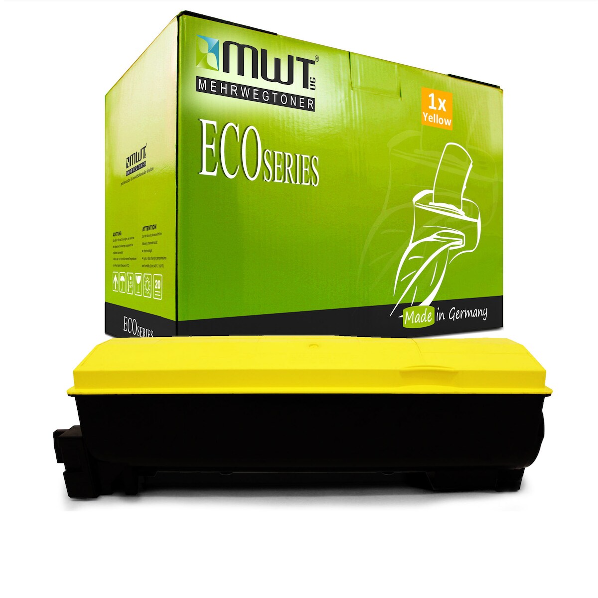 1 Mehrwegtoner kompatible Lasertoner ersetzt Triumph-Adler 4462110016 Yellow Image