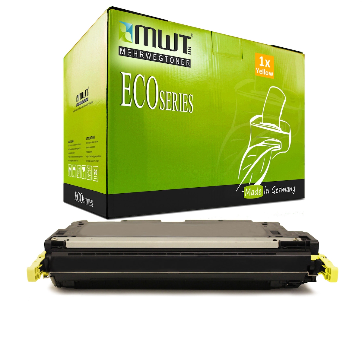 1 Mehrwegtoner kompatible Lasertoner ersetzt HP C9732A 645A Yellow Image