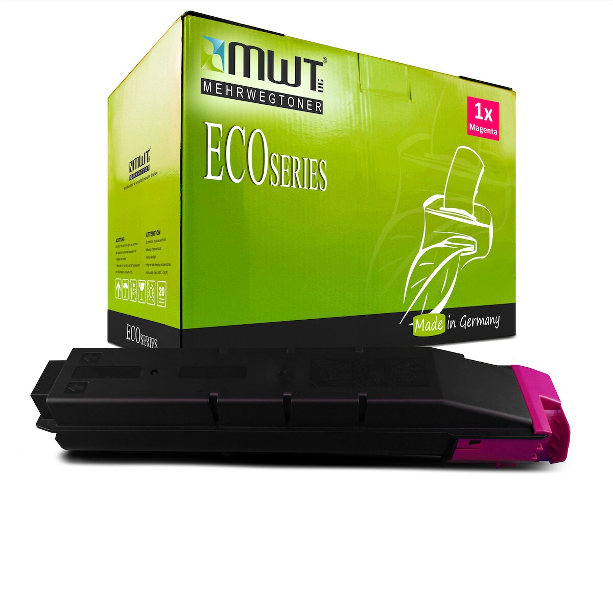 1 Mehrwegtoner kompatible Lasertoner ersetzt Kyocera TK-8525 1T02RMBNL0 Magenta Image