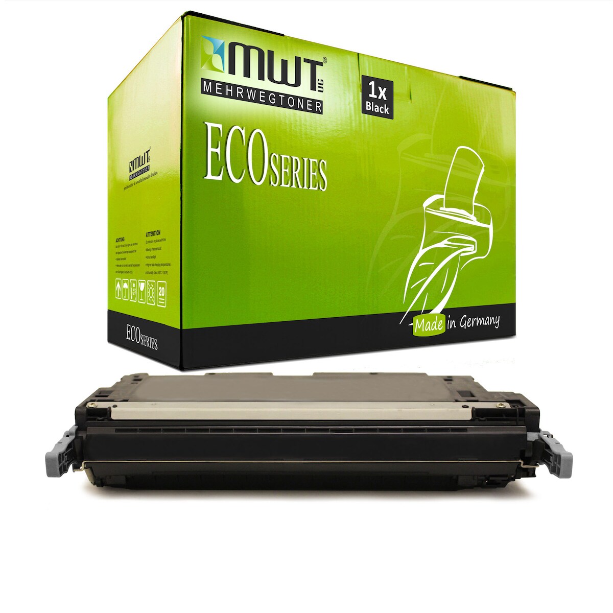 1 Mehrwegtoner kompatible Lasertoner ersetzt HP C9730A 645A Schwarz Image