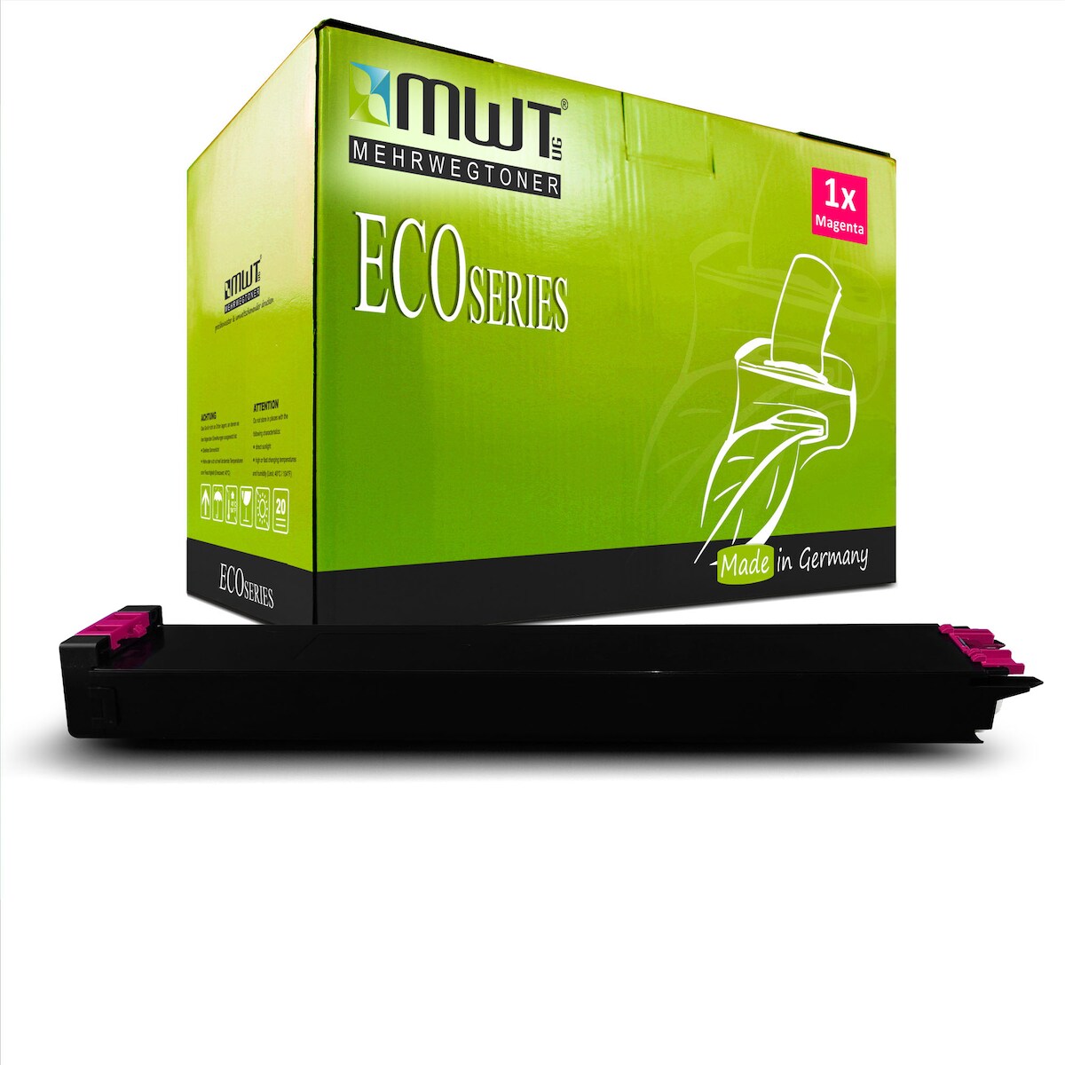 1 Mehrwegtoner kompatible Lasertoner ersetzt Sharp MX-36 GTMA Magenta Image