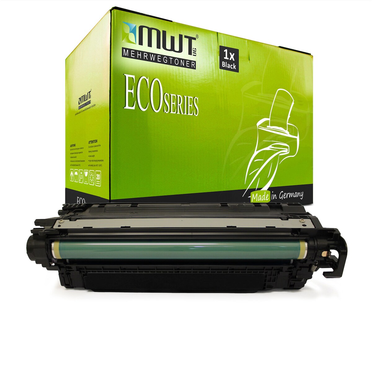 1 Mehrwegtoner kompatible Lasertoner ersetzt HP CE740A 307A Schwarz Image