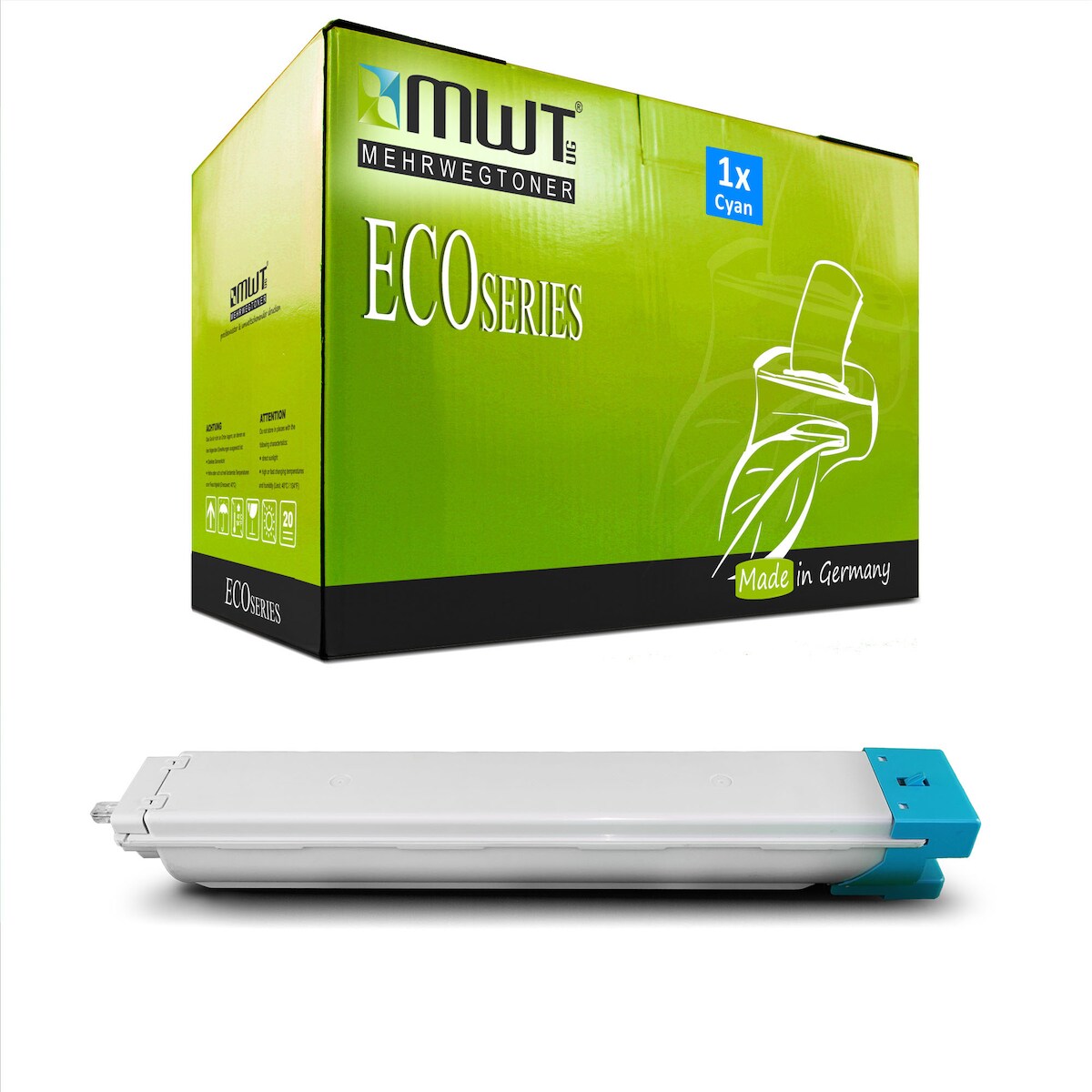 1 Mehrwegtoner kompatible Lasertoner ersetzt Samsung CLTC806SELS SS593A Cyan Image