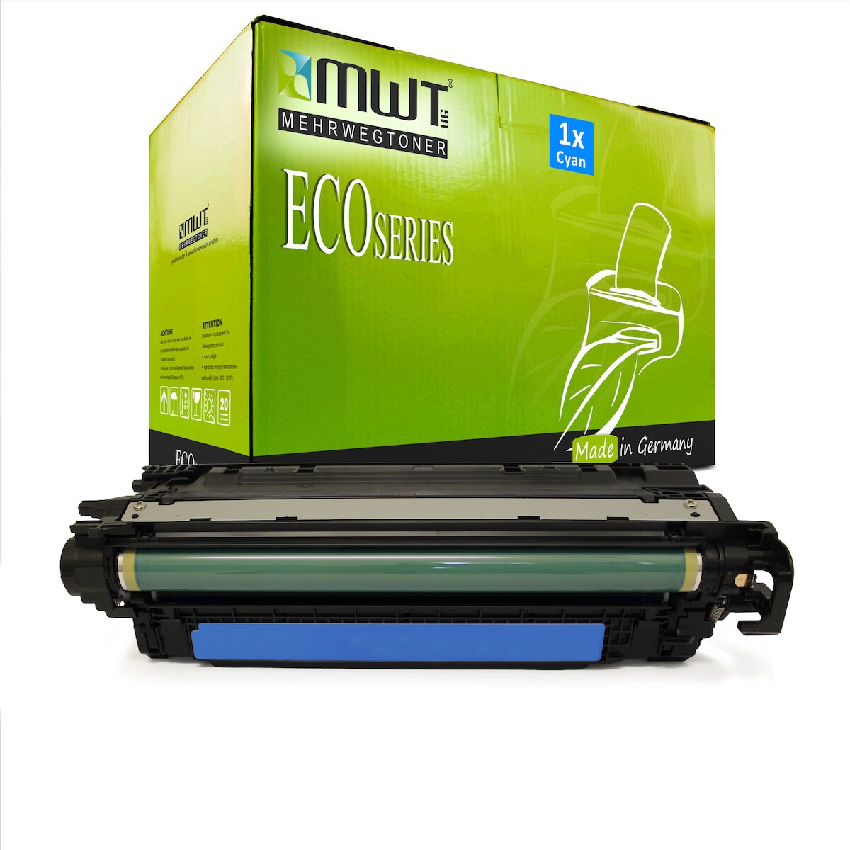 1 Mehrwegtoner kompatible Lasertoner ersetzt HP CF47 657X Cyan Image