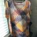 Lularoe Dresses | Lularoe Carly Chevron | Color: Gray/Cream | Size: Xl