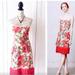 Anthropologie Dresses | Anthropologie Peter Som Luisa Poppy Dress Red | Color: Green/Red | Size: 4