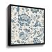 Red Barrel Studio® Floral Toile I Gallery Canvas in Blue | 18 H x 18 W x 2 D in | Wayfair 1933BE088DD54A53B4B507E6F1B98659