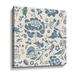 Red Barrel Studio® Floral Toile I Gallery Canvas in Blue | 14 H x 14 W x 2 D in | Wayfair 087C63809FF34E33B62C42A0C820D431