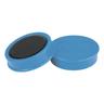 10 Haftmagnete rund 38 mm blau, Nobo