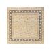 Overton Hand Knotted Wool Vintage Inspired Traditional Mogul Ivory Area Rug - 8' 2" x 8' 9"