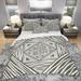 Designart 'Minimalist Graphics II' Geometric Bedding Set - Duvet Cover & Shams