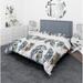 Designart 'Feathers' Southwestern Bedding Set - Duvet Cover & Shams