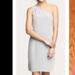 J. Crew Dresses | J.Crew Nanine Silk Grey One Shoulder Dress Bridesmaid 0 Nwt | Color: Gray/Silver | Size: 0