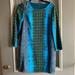 Madewell Dresses | Madewell Broadway & Broome Silk Shift Dress | Color: Blue/Green | Size: Xs