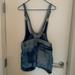 Free People Dresses | Free People Distressed Overall Dress | Color: Blue | Size: 8