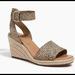 J. Crew Shoes | J Crew Calfhair Espadrille Wedge Sandals Sz 9 | Color: Black/Tan | Size: 9