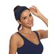 Hiverlay Modische Haarbänder für Damen, geknotet, Boho-Stil, Criss Cross Turban Headwrap dehnbar, marineblau