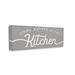 Stupell Industries Gather In The Kitchen Sign Rustic Family Phrase Oversized Black Framed Giclee Texturized Art By Daphne Polselli Canvas/ | Wayfair