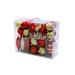 Queens of Christmas Arctic 40 Piece Assorted Holiday Shaped Ornament Set Plastic in Red/Yellow | Wayfair ORNPK-BTOF-TRAD-40