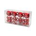 Queens of Christmas Arctic 20 Piece Assorted Holiday Shaped Ornament Set Plastic in Pink | Wayfair ORNPK-CDY-PI-20