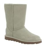 BEARPAW Elle Short Wide Calf - Womens 11 White Boot W