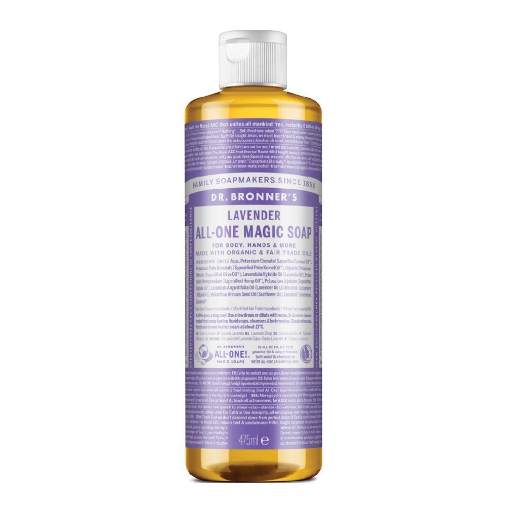 Dr. Bronner's Sapone Liquido Bio 18 in 1 Lavanda 475 ml liquido