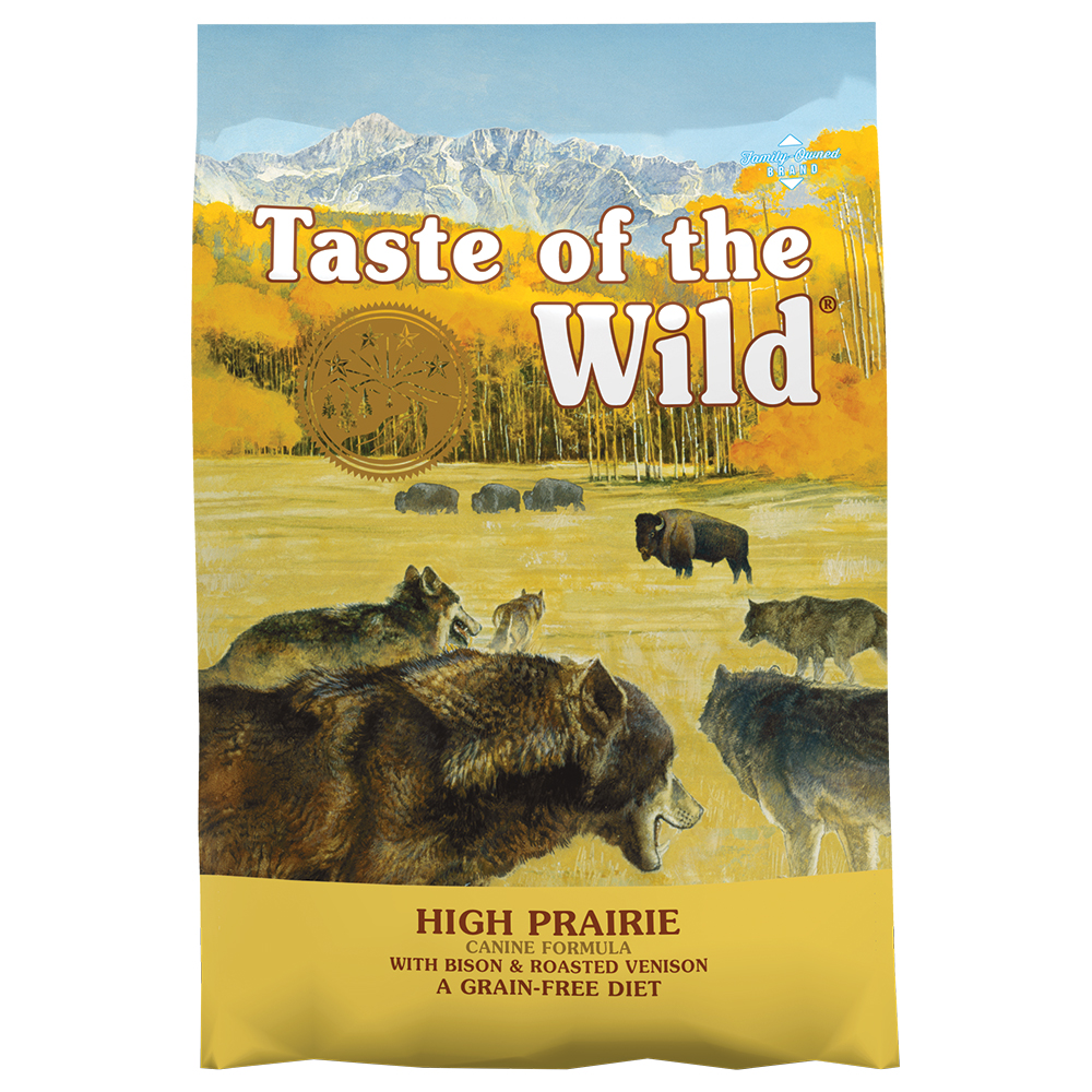 Multipack risparmio 2 x 12,2 kg Taste of the Wild - High Prairie Canine (2 x 12,2 kg)
