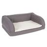 Divano ortopedico per cani grigio - L: L 115 x P 70 x H 32 cm