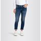 Mac Jeans "Rich Slim Chic" Damen blau, Gr. 36-26, Baumwolle, Nachhaltige Fit mit Straight Leg und verkürzter Länge Umweltbewusst stilvoll
