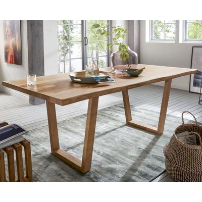 3S Frankenmöbel »Locarno« Wildeiche Massivholz Esstisch TI-0600 / 200x100 cm / schweizer Kante Image