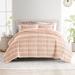 Becky Cameron Reversible Down-Alternative Comforter in Ombre and Soft Stripe