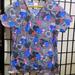 Disney Tops | Disney Eyeore & Piglet Scrub Top Size M | Color: Blue | Size: M